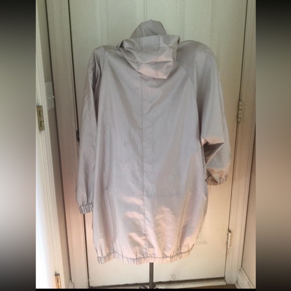 Alorna champagne beige hooded coat lightweight Spring/ autumn women’s 9/10 - Picture 5 of 14